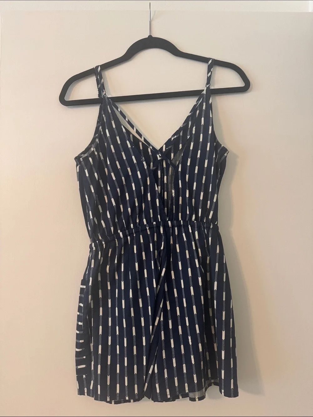 Women's Navy Romper
